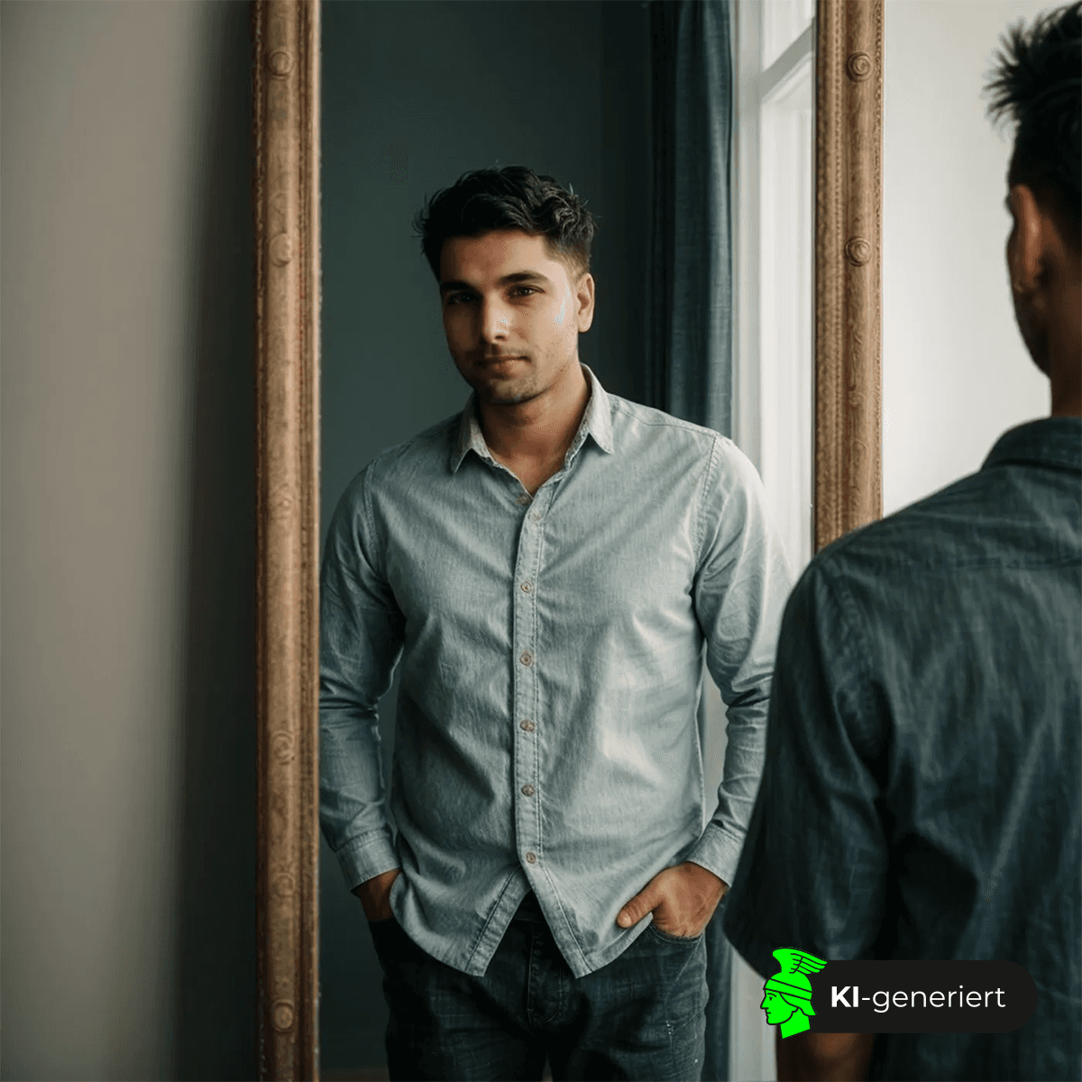 Generiertes Bild mit physikalischen Inkonsistenzen