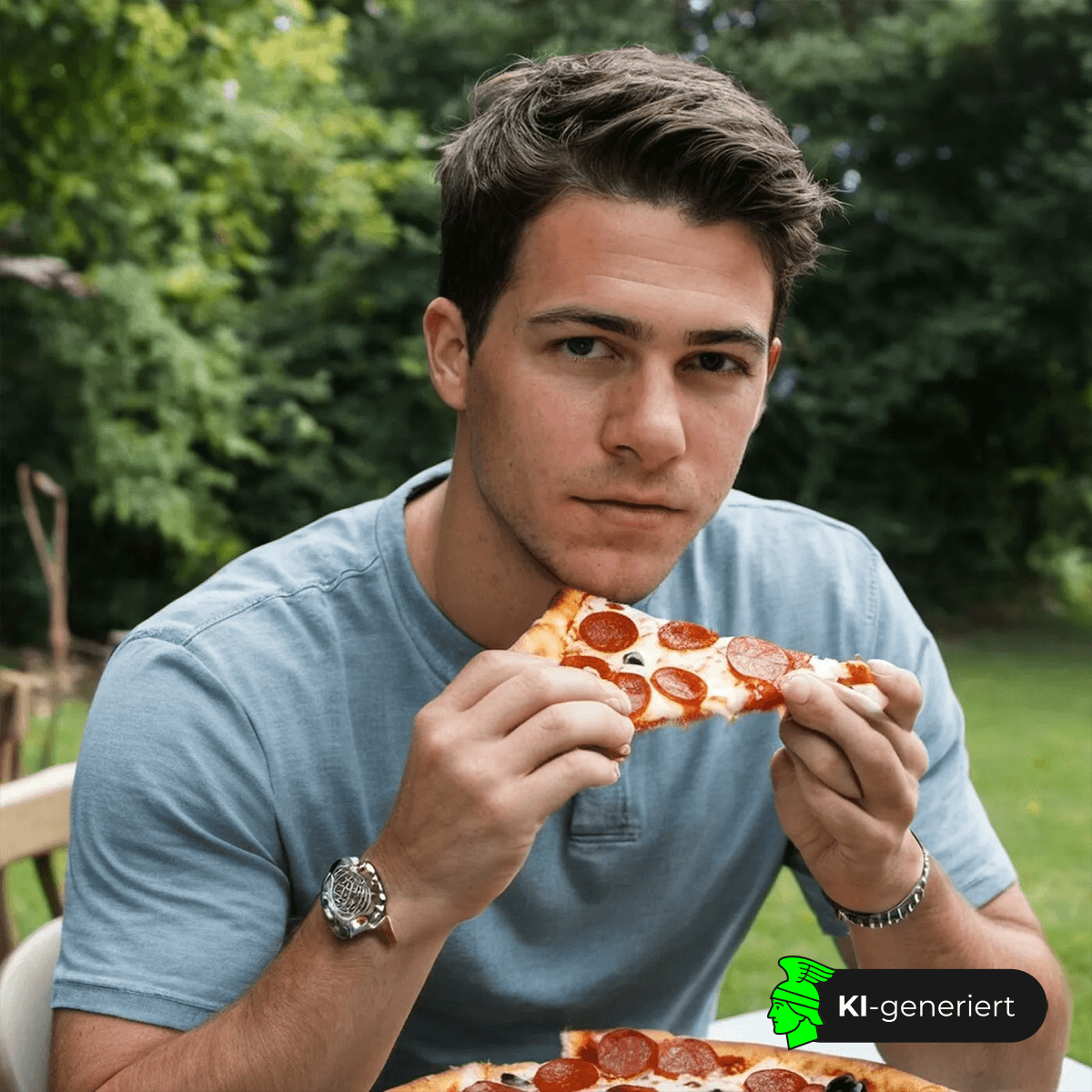 Generiertes Bild mit funktionalen und anatomischen Fehlern